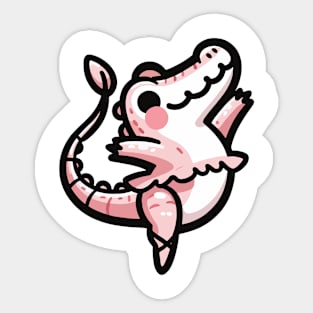 Dancing Alligator Sticker